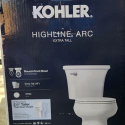 🚽 KOHLER Highline Arc EXTRA TALL 19" Toilet comfort– Soft Close Seat, Round Bowl 💥