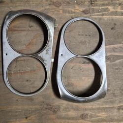 1959 Ford Thunderbird Chrome Headlight Bezel Bezels 1958 Tbird Custom Hotrod Car Truck Part