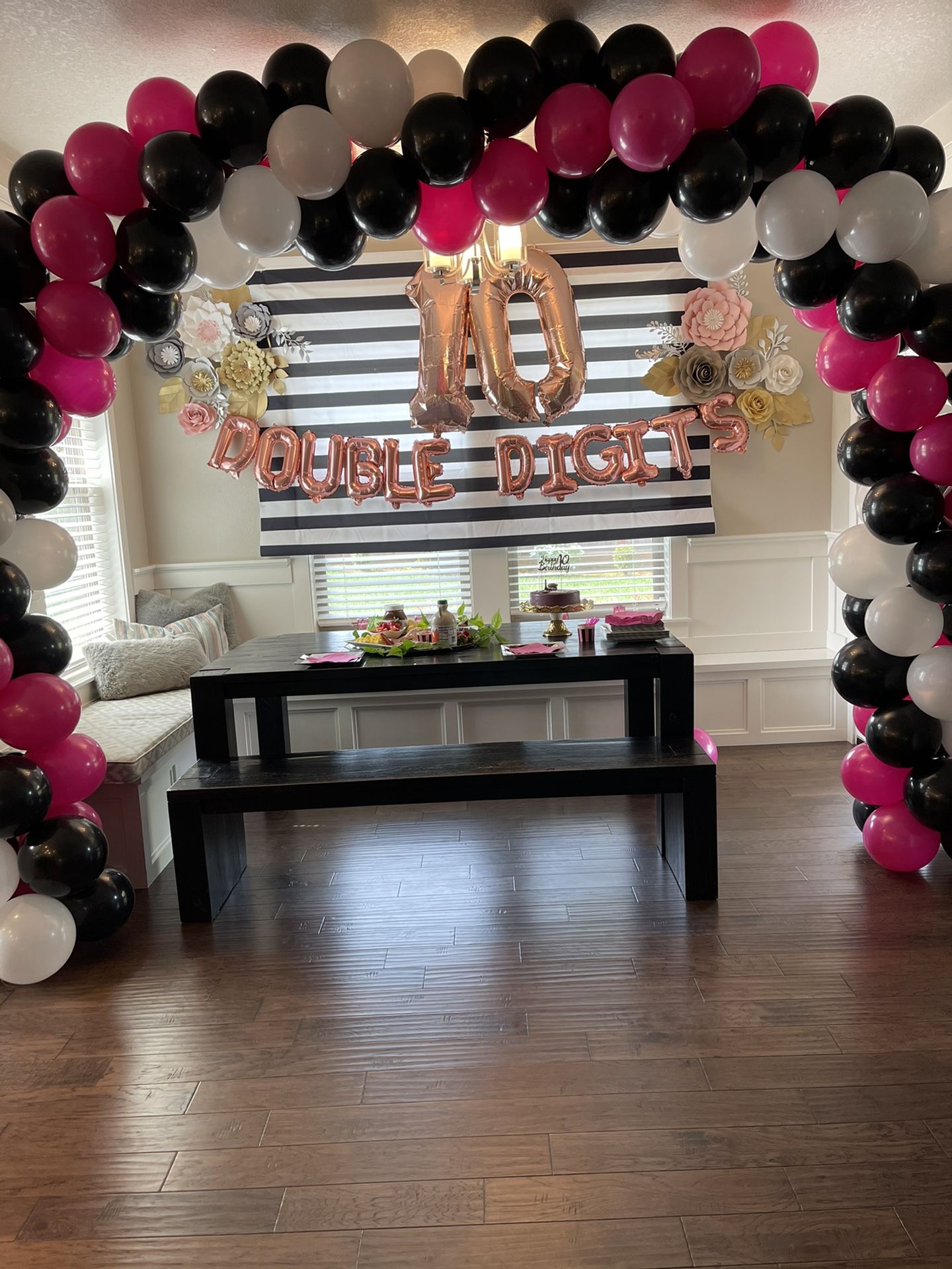 Party Decorations And Paper flowers