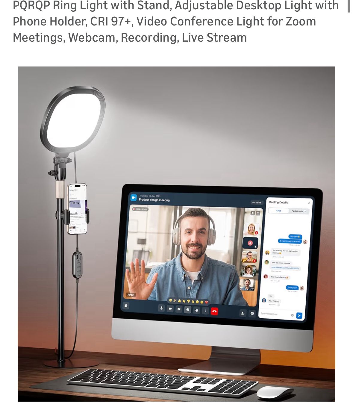 Ring Light With Stand 