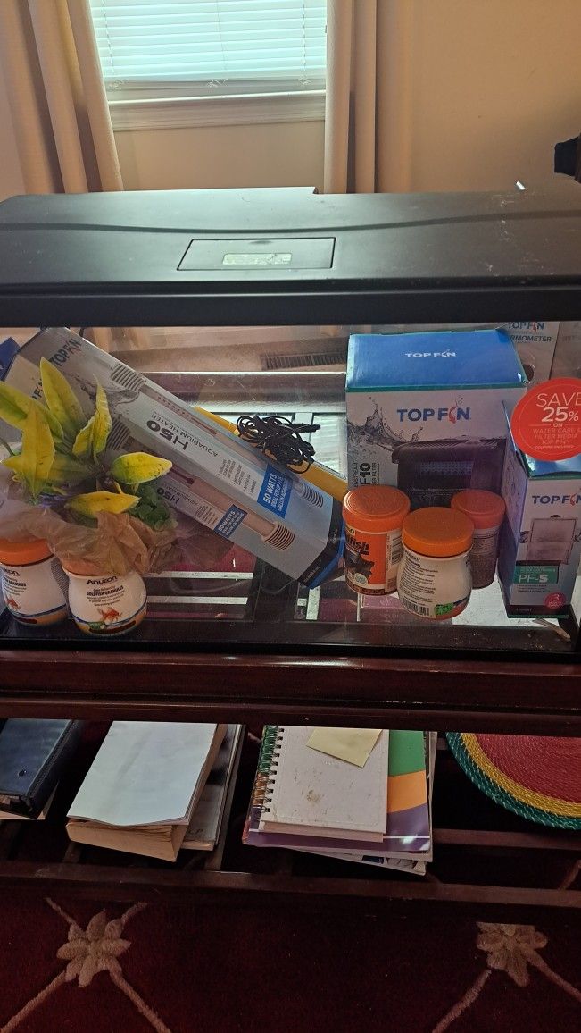Fish Tank With Equipment