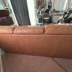 Tan Leather Couch