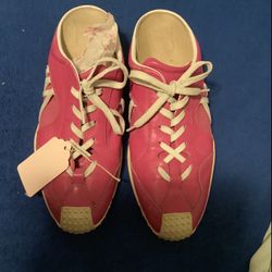 RARE VINTAGE CHRISTIAN DIOR BY JOHN GALLIANO PINK TROTTER SNEAKERS 