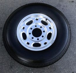 CHEVY 3/4 TON  TRUCK/SUV 2500, 8 LUG WHEEL-SET - LT 245 75 16 BRIDGESTONE
