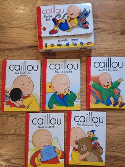 Caillou boxed set of 5 books age 3 and up for Sale in Bellevue, WA 