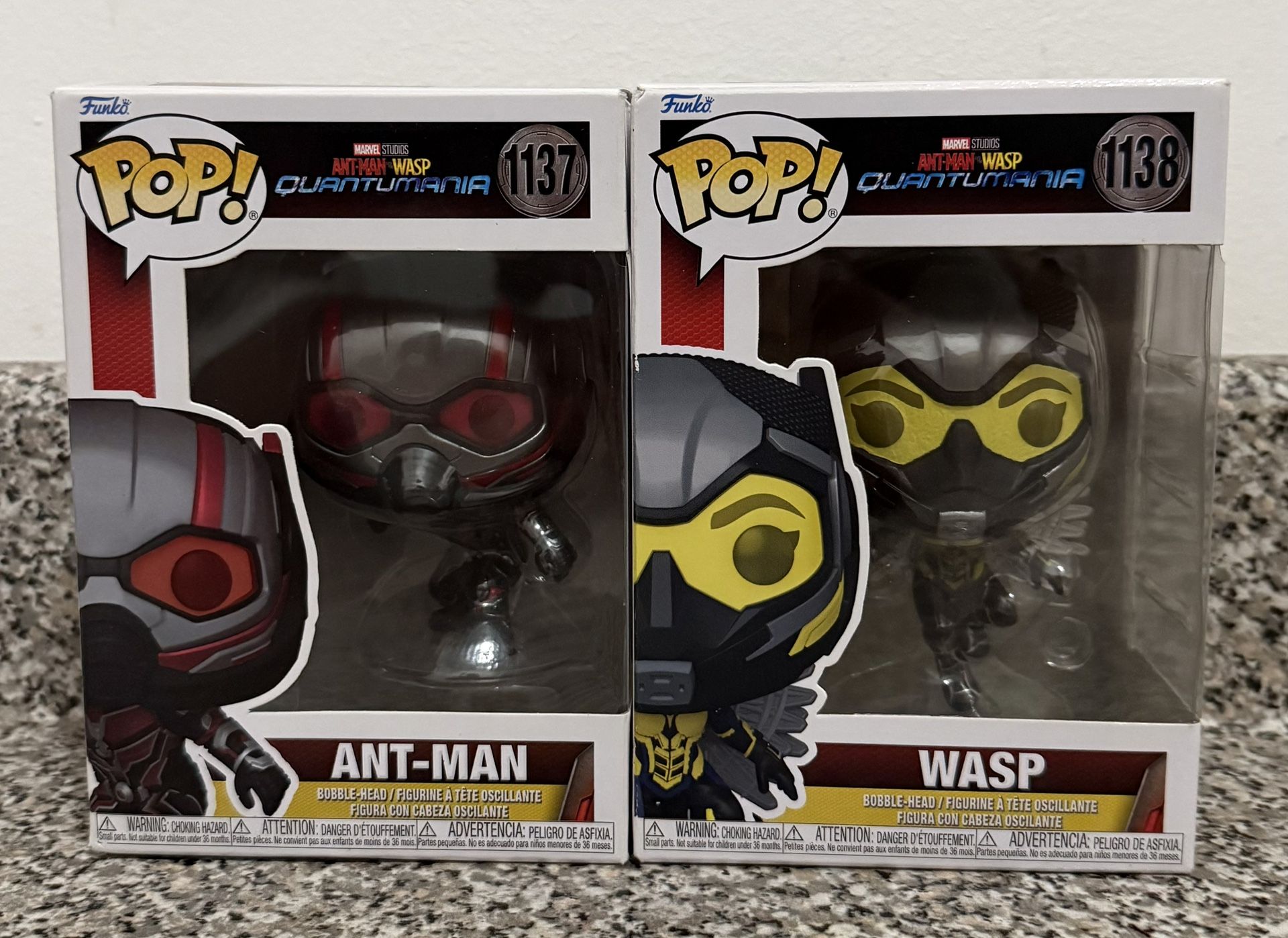 Ant Man And Wasp Funko Pops $20