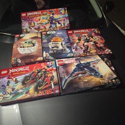 Lego, NINJAGO, STARWARS, MARVEL