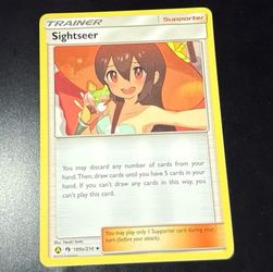 Sightseer 189a/214 Rare 2019 released Alternate art promos English non-HoloFoil