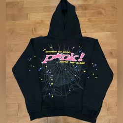 Sp5der Hoodie Black Medium 