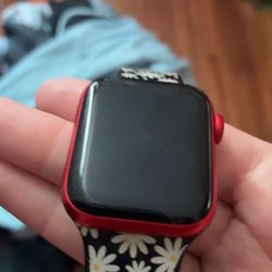 Red series 8 Apple Watch great condition