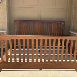 BEAUTIFUL Solid Cherry Wood Bed - California King