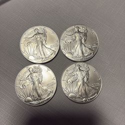 Silver coin $100 each