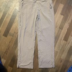 Coolibar Women's UPF 50+ Sun Protection Pants Beige Size Medium M