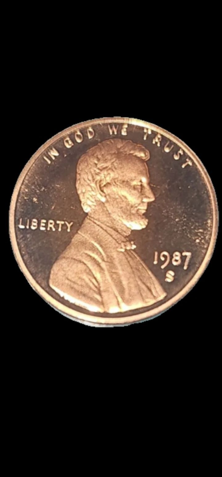 USA 1987 S PROOF LINCOLN PENNY!!