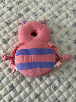 Pink Baby head protector backpack
