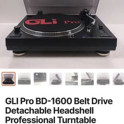 GLi Pro BD-1600 DJ Turntable