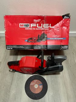 Milwaukee M18 FUEL ONE-KEY 18V Lithium-Ion Brushless Cordless 9 in. Cut Off Saw (Tool-Only)