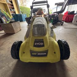 Ryobi 40v Brushless. Battery And Charger Included