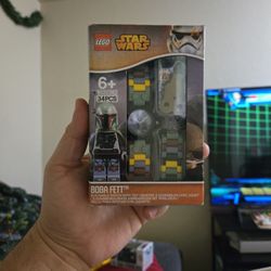 Lego Boba Fett Buildable Watch And Minifigure Sealed