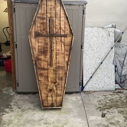 Coffin Halloween Decor 