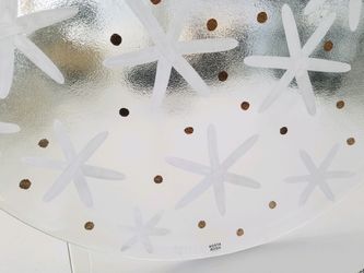 NEW! Kosta Boda Glimmering Snowflake Platter