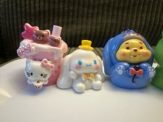 Winnie the Pooh toppers and Sanrio