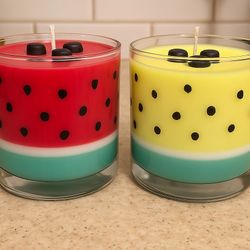 Watermelon And Melon Scented Candles 