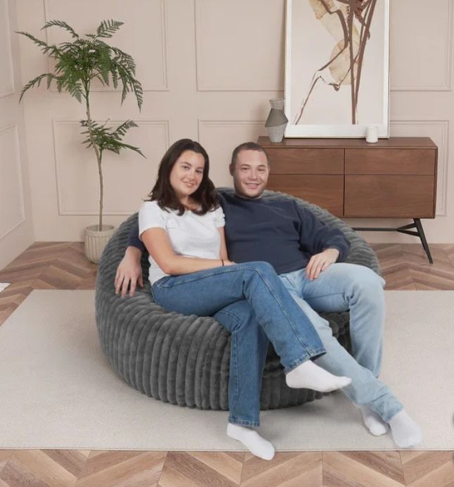 New Jumbo Ultra Plush Soft Lounger Bag Chair For Home