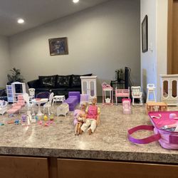  Barbie /  Baby Room /  Loveing Room/bed Room/ Dining Room 