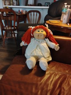 Cabbage Patch Doll With Red Pigtails 