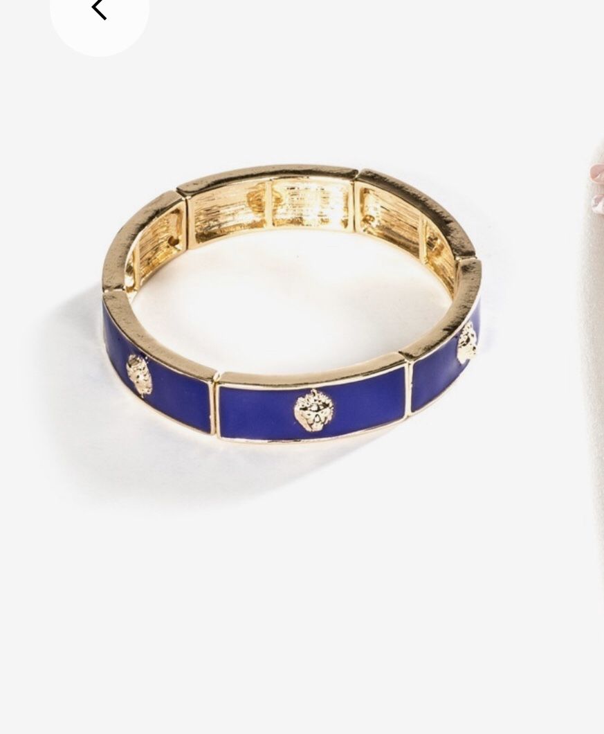 Violet enamel bracelet by Ava