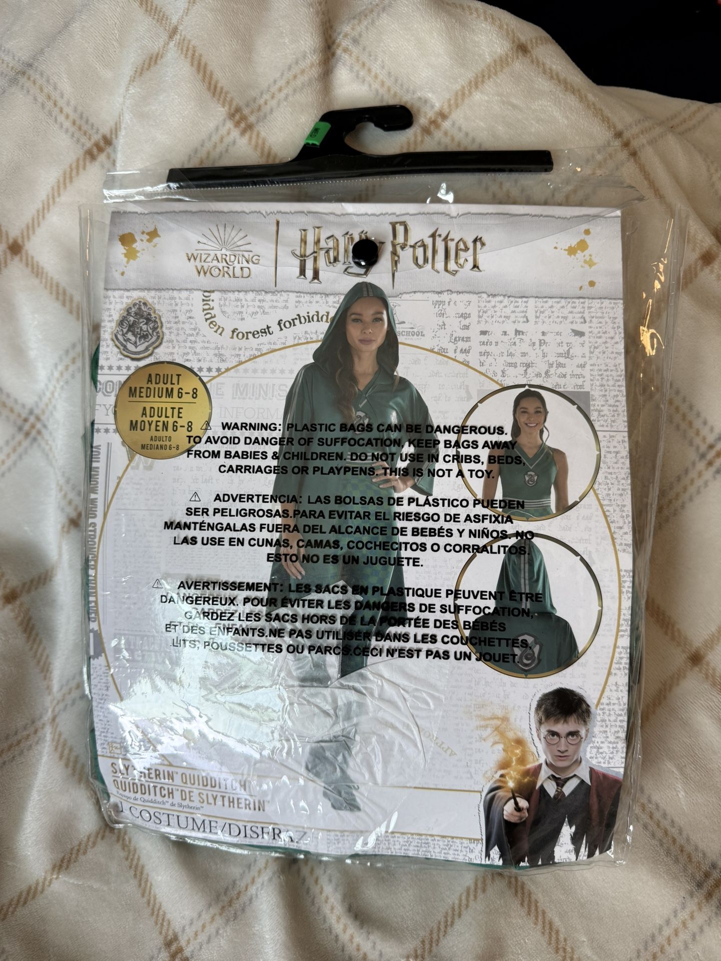 Green Harry Potter Slytherin costume