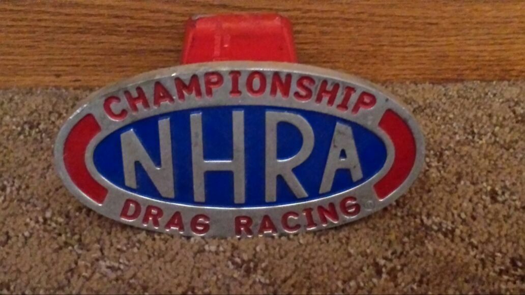 Metal NHRA TOW HITCH COVER