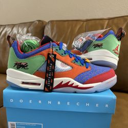 New* 2022 Air JORDAN 5 Retro Low "Doernbecher Michael" MENS Size 10 12 US - OG All DS