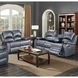 Sofa Set *** Recliners *** 2 Pcs*** Financing Available No Credit Needed 