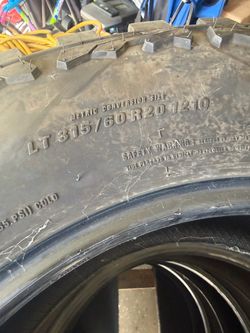 LT 315/60 R20 Truck Tire