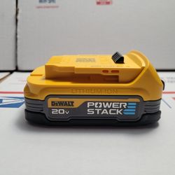 New 20V Dewalt Powerstack 1.7AH Battery DCBP034