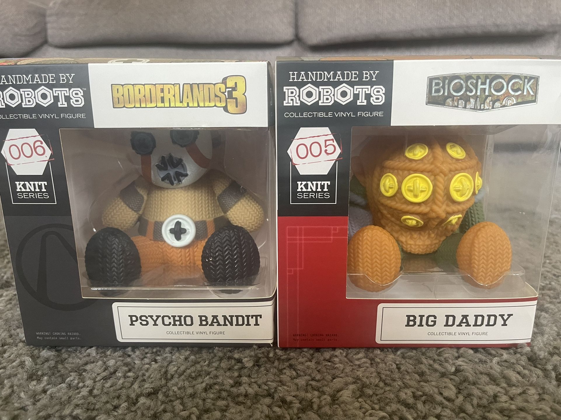 Handmade By Robots Collectible Vinyl FIgures Knit Series