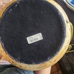 Ethan Allen "Nikki" Table Lamp • Gold Ribbed Ceramic •  Genie/MCM Style • Large