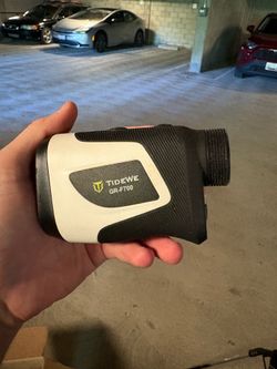 TIDEWE GR-F700 Golf Rangefinder Black/White w/ Carrying Case