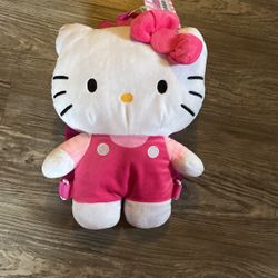 Hello Kitty, plushy backpack