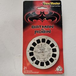 Vintage Tyco View-Master Batman & Robin Movie 3 Reels Pack 