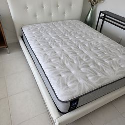 ​2 Queen Bed Sets: Carlo Perazzi + Sealy Posturepedic