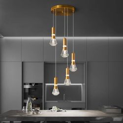 5 LED Light Modern Chandelier Cleaner Sale 50%Off