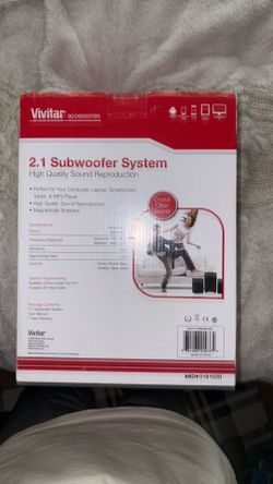 2,1 VIVITAR Subwoofer System
