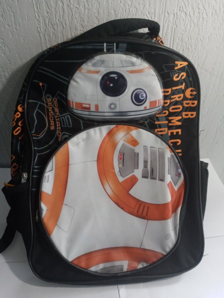 Star Wars Disney Droid School Bag Travel Backpack