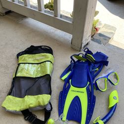 Snorkel, Mask & Swim Fins
