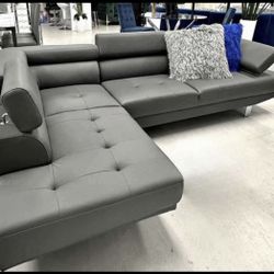 GREY modern SECTIONAL for sale 🩶 