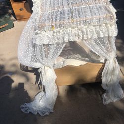 Small Antique Doll Bed