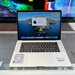 Apple MacBook Pro Retina 15.4" Laptop with Touch Bar - 2.4GHz 8-Core i9 - 32GB RAM - 1TB SSD - AMD Radeon Pro 560X (4GB) - (2019) - Silver Excellent	